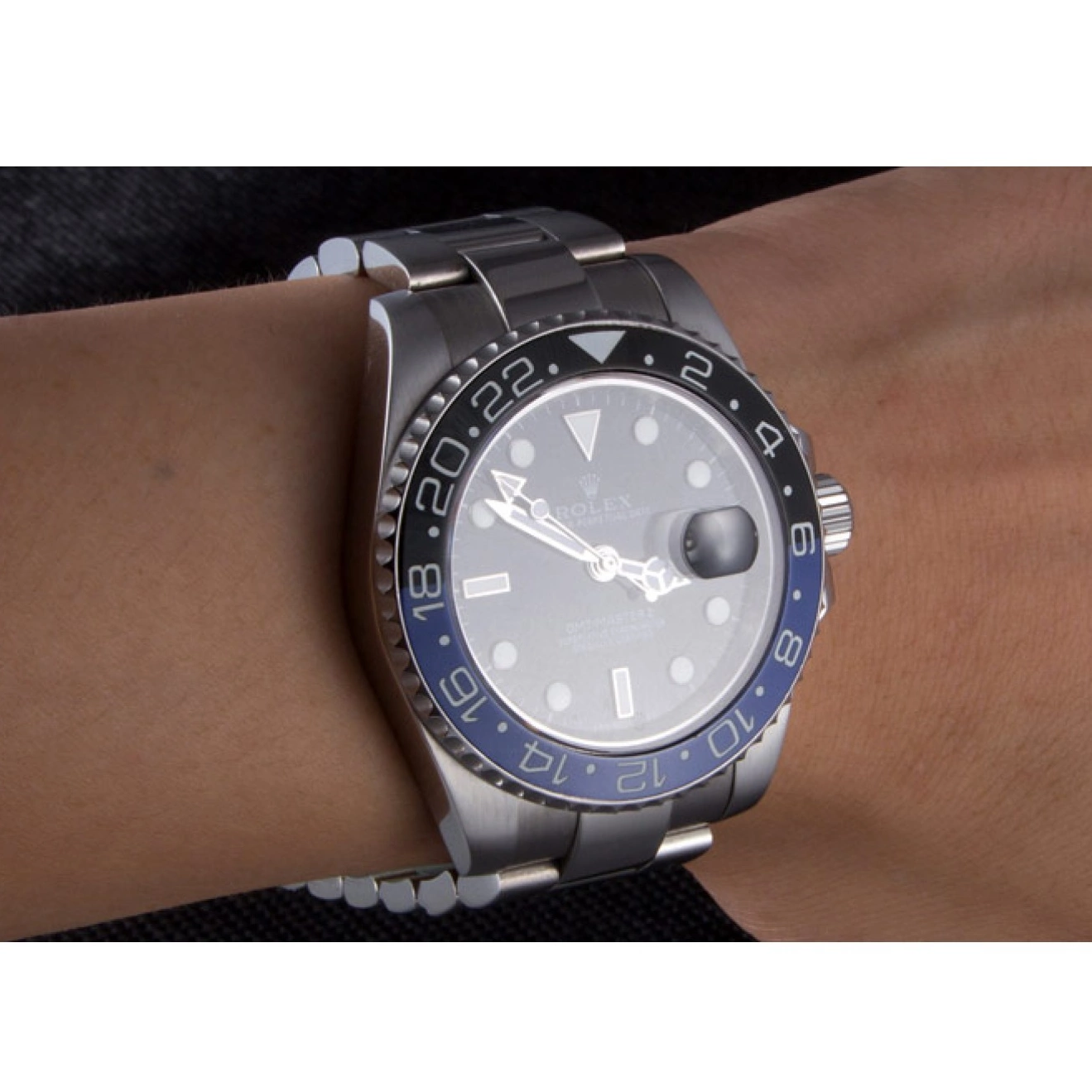 MiroTime 0801 Rolex GMT MASTER II BLACK BLUE BEZEL 2013 rl431 621393